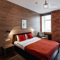 Liki Loft Hotel Стандарт с двуспальной кровать