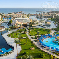 Детский бассейн с горками и игровыми зонами в Pickalbatros Dana Beach Resort - Hurghada 5*