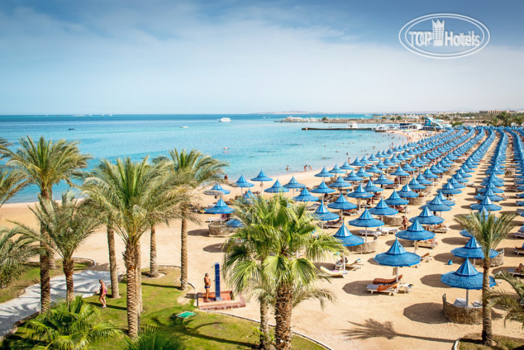 Пляж в The Grand Hotel Hurghada 4*