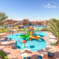 3 детских бассейна с 16 водными горками в Pickalbatros Aqua Blu Resort - Hurghada 4*