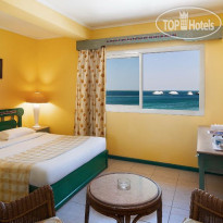Giftun Azur Resort Спальня в люксе с видом на мор