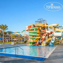 3 бассейна с 9 горками для взрослых (Aqua Park) в Pickalbatros Aqua Vista Resort - Hurghada 4*