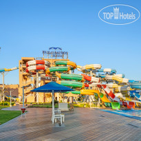3 бассейна с 9 горками для взрослых (Aqua Park) в Pickalbatros Aqua Vista Resort - Hurghada 4*