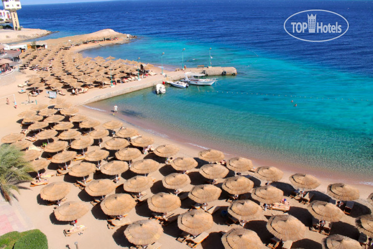 Пляж в Hotelux Marina Beach Hurghada 4*