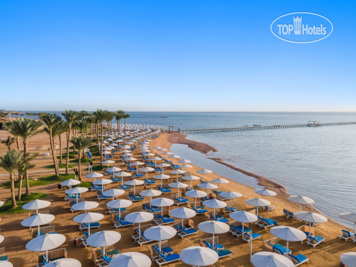 Пляж в Pickalbatros Laguna Vista Beach Resort & Aqua Park  5*
