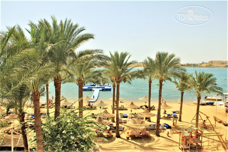 Пляж в The Seti Sharm Palm Beach Resort  4*