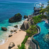 AYANA Resort and Spa Bali Вид с площадки СКАЙ на Пляж КУ