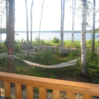 Saimaa Lakeside вид с террасы коттеджа