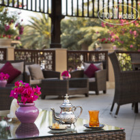 Miramar Al Aqah Beach Resort Al Moltaqa terrace