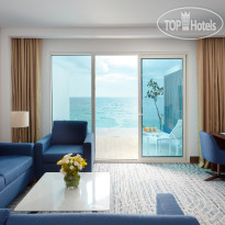 Royal M Al Aqah Beach Resort Villa Living Room