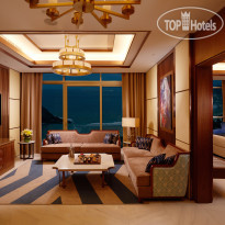 Royal M Al Aqah Beach Resort Royal Suite Living Room
