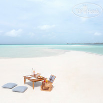 Le Meridien Maldives Resort & Spa Собственный песчаный остров Bo