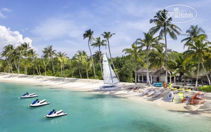 Пляж в JW Marriott Maldives Resort & Spa 5*