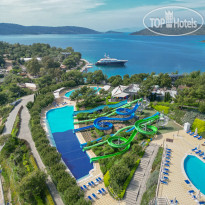 Аквапарк 10 горок в La Blanche Island Bodrum 5*