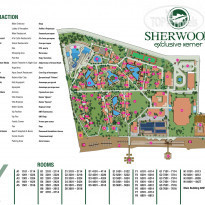 Sherwood Exclusive Kemer Карта отеля