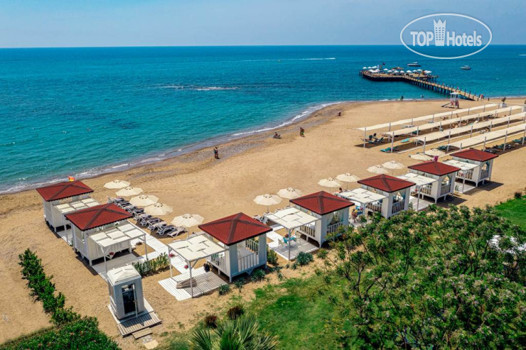 Пляж в Arcanus Hotels Sorgun 5*
