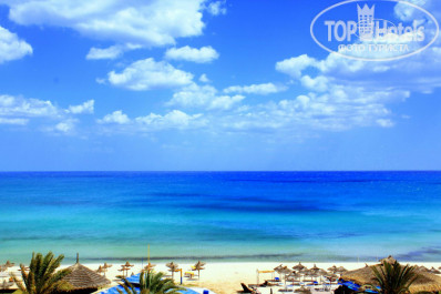 Medina Solaria & Thalasso 5* Вид из номера и наш пляж - Фото отеля