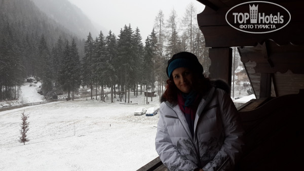 Park Hotel & Club Rubino Executive Campitello di Fassa 4* Вид из номера. - Фото отеля