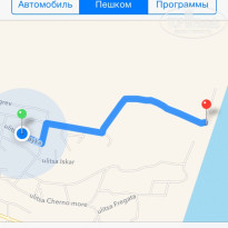 Расстояние до моря