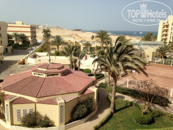 Zahabia Hotel & Beach Resort 4* Вид с балкона из коридора этажа - Фото отеля
