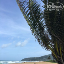 Baan Karon Buri Resort 3* Утром на пляже вид нерельно красивый! Голубое небо, лазурное мору! Кругом пальмы - все как с красивых картинок!
К обеду набегают тучи со стороны моря, так что лучше всего фотографироваться и принимать солнечные ванны с самого утра (часов с 9)

К 11 мож - Фото отеля
