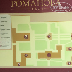 Карта отеля Романова Парк-Отель