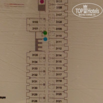 Trendy Lara 5* План типового этажа корпуса С (который ближе к реке) - Фото отеля