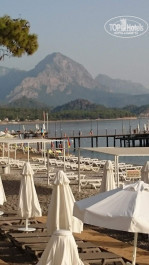 Akra Kemer 5* Пляж утром - Фото отеля