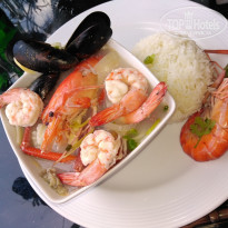 Baan Karon Resort 3* Кафе Ката Вилла, на пляже Карон, очень вкусно и не дорого, рекомендую. Меню на планшете. - Фото отеля