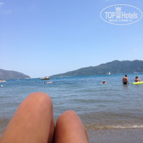 Premier Nergis Beach 4* вид на море с пляжа отеля - Фото отеля