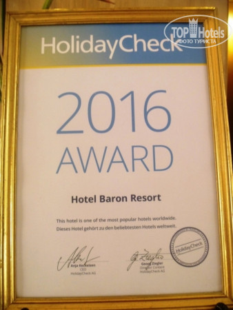 Baron Resort 5* - Фото отеля