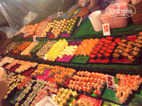 Welcome Jomtien Beach 3* Мои любимые суши по 10 и 20 руб!! - Фото отеля