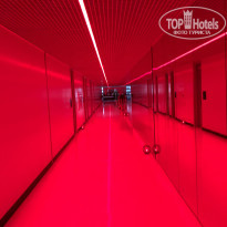 Adam & Eve Hotel 5* Так выглядит коридор отеля с подсветкой - Фото отеля