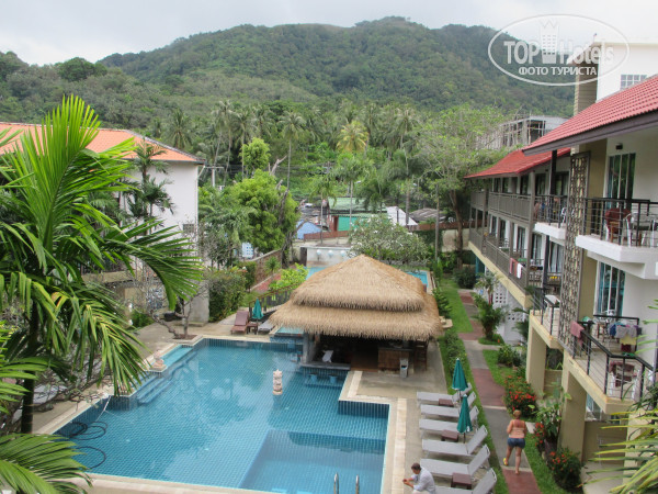 Baan Karon Resort 3* вид из номера superior 3 этаж - Фото отеля