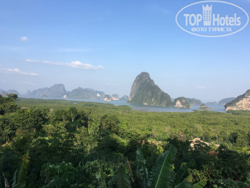 Diamond Cottage Resort & Spa 4* Пханг Нга. Вид со смотровой площадки Самет Нангши. - Фото отеля