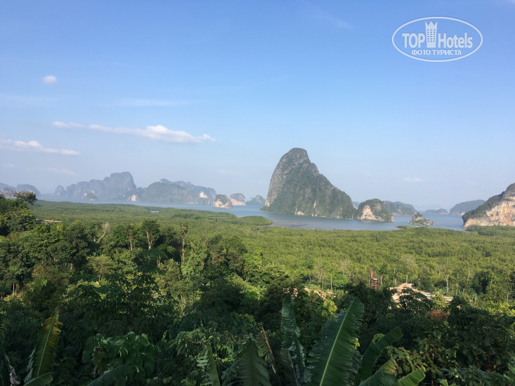 Diamond Cottage Resort & Spa 4* Пханг Нга. Вид со смотровой площадки Самет Нангши. - Фото отеля