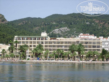 Ideal Prime Beach 5* Лидия с берега. - Фото отеля