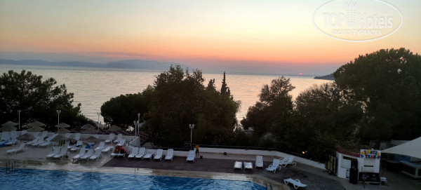 Vista Azur Hotel 4* Фото из столовой. - Фото отеля