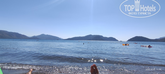 Ideal Prime Beach 5* Вид бухты с пляже отеля - Фото отеля