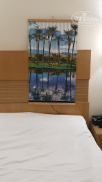 Zahabia Hotel & Beach Resort 4* Одну из 2 картин мы сразу сняли и на ее место повесили привезенный из дома веселенький настенный обогреватель с пальмами, без которого просто заморозились бы от стоящего в номере холода. Рядом с ним расположили сушилку, где ежедневно сушили мокрые купальн - Фото отеля