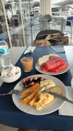 Ideal Prime Beach 5* Завтрак с видом на бухту - Фото отеля