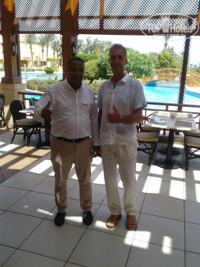 Sharm Grand Plaza Resort 5* менеджер зала ресторана Khaled Mohamed. Салют! - Фото отеля