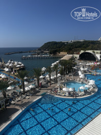 Orange County Alanya - (Family Concept) 5* Вид с балкона лобби на бассейн - Фото отеля