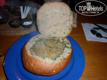 Adria 4* суп в хлебе. национальное блюдо - Фото отеля
