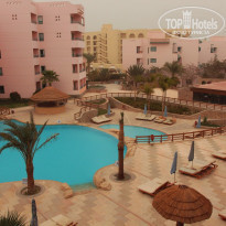 Zahabia Hotel & Beach Resort 4* новый бассейн, вид из 5 корписа на 6-ой - Фото отеля