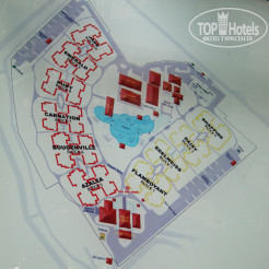 Карта отеля Novotel Bali Nusa Dua Hotel & Residences