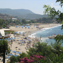 Kemal Bay 5* вид на пляж с фуникулера. - Фото отеля