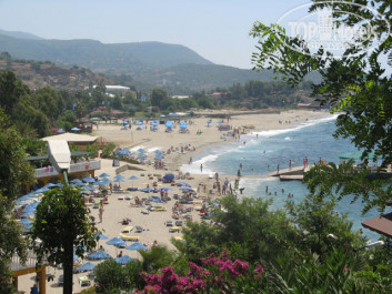 Kemal Bay 5* вид на пляж с фуникулера. - Фото отеля