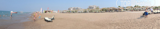 Calista Luxury Resort 5* панорама пляжа Калисты - Фото отеля