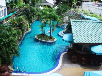 Baan Karon Buri Resort 3* бассейн, а также вид из номера. - Фото отеля